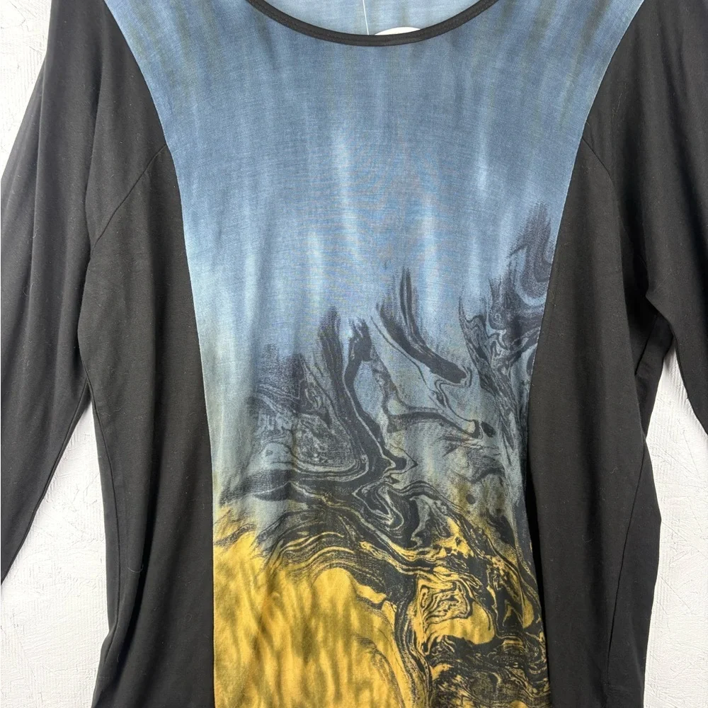 NWT Parsley & Sage Multicolor Long Sleeve Tunic Top Boho Hippie - Picture 3 of 11